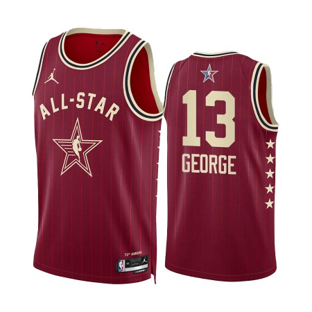 Maillot Basket Homme All-Star 2024 Western Conference Paul George Rouge Swingman